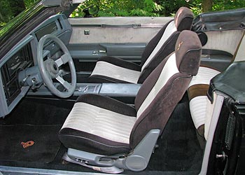 1987 Buick Grand National Interior